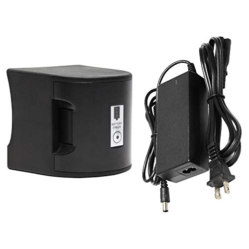 TERA PUMP TREDRUME-RB Updated Rechargeable Ni-Cade 14.8V 2.9AH Battery Set with Holder/Charger/Battery for TERAPUMP Electric Drum Barrel TReDRUM (Standard & Telescopic) Pumps