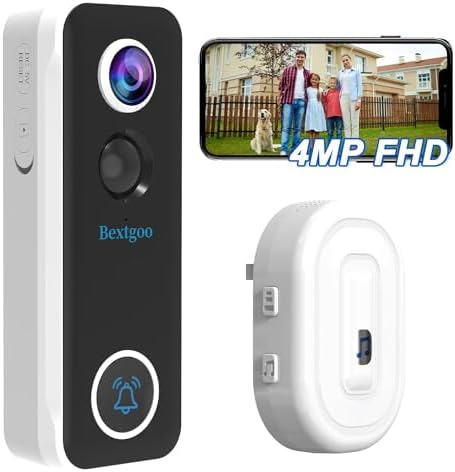 Videocitofono WiFi TMEZON 2K - Campanello Senza Fili, Rilevamento Umano, Batteria 4500mAh - Foto 2