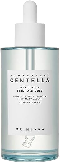 SKIN1004 Madagascar Centella Hyalu-Cica First Ampoule | Hydrating &amp; Soothing Face Serum, 100ml