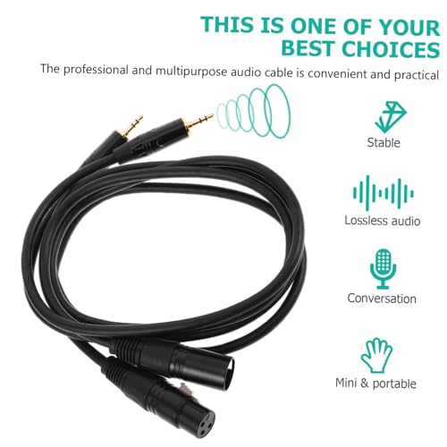 Câble micro vers XLR Toyvian pour connecter un micro TRS sur console audio - 7