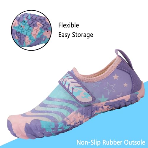 Image of Quickshark Kids Water Shoes Boys Girls Barefoot Aqua Socks Outdoor Indoor Quick Dry Sandals Lightweight Slip On Walking Sneakers for Beach Pool Swim (Little Kid /Big Kid)