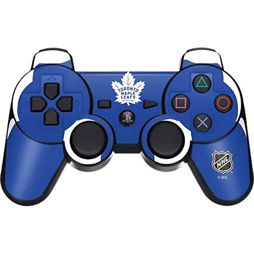 Skinit Decal Gaming Skin for PS3 Dual Shock Wireless Controller - Officially Licensed NHL Toronto Maple Leafs Color Pop Design