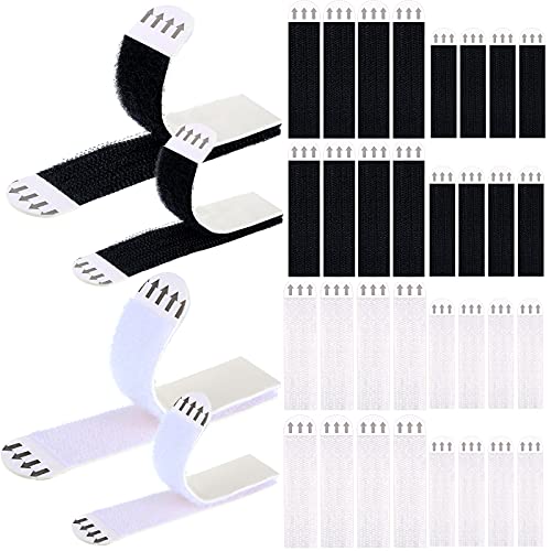 32 Pairs Picture Hanging Strips, Hook and Loop Tape, Heavy Duty Adhesive Strips Replacement Poster Strips for Frame Hanging