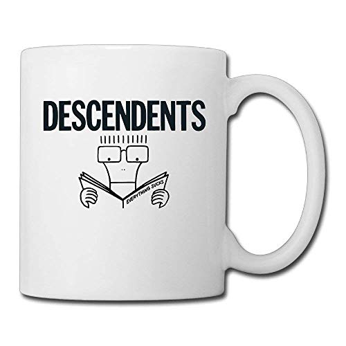 11oz Coffee Cup Fantastic Ceramic Descendents Travel Mug Coffee Tea Mug Perfect for Gag Gift for Coffee Lovers for Office Home Chat Starter Business Festival Birthday Gift Funny Present