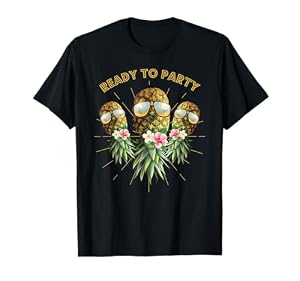 Upside Down Piña Swinger Angel Design Fruta de verano Camiseta