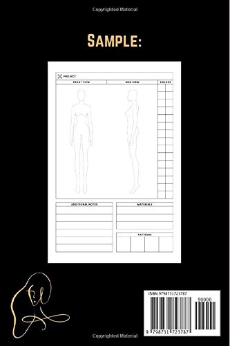 All My Fashion Shit: Fashion Sketchbook with Templates | Croquis Sketchbook with Large Female Figure Poses for Easily Sketching Your Fashion Design Styles | Funny Fashion Gifts for Women & Teen Girls image 3
