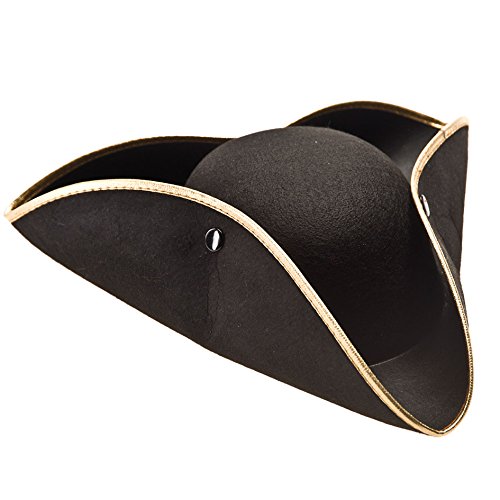 Preisvergleich Produktbild Carnival Toys 5955 - Hut Dreispitz, schwarz