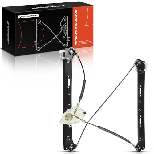 A-Premium Power Window Regulator without Motor Compatible with BMW X3 2004-2010 Front Driver Side