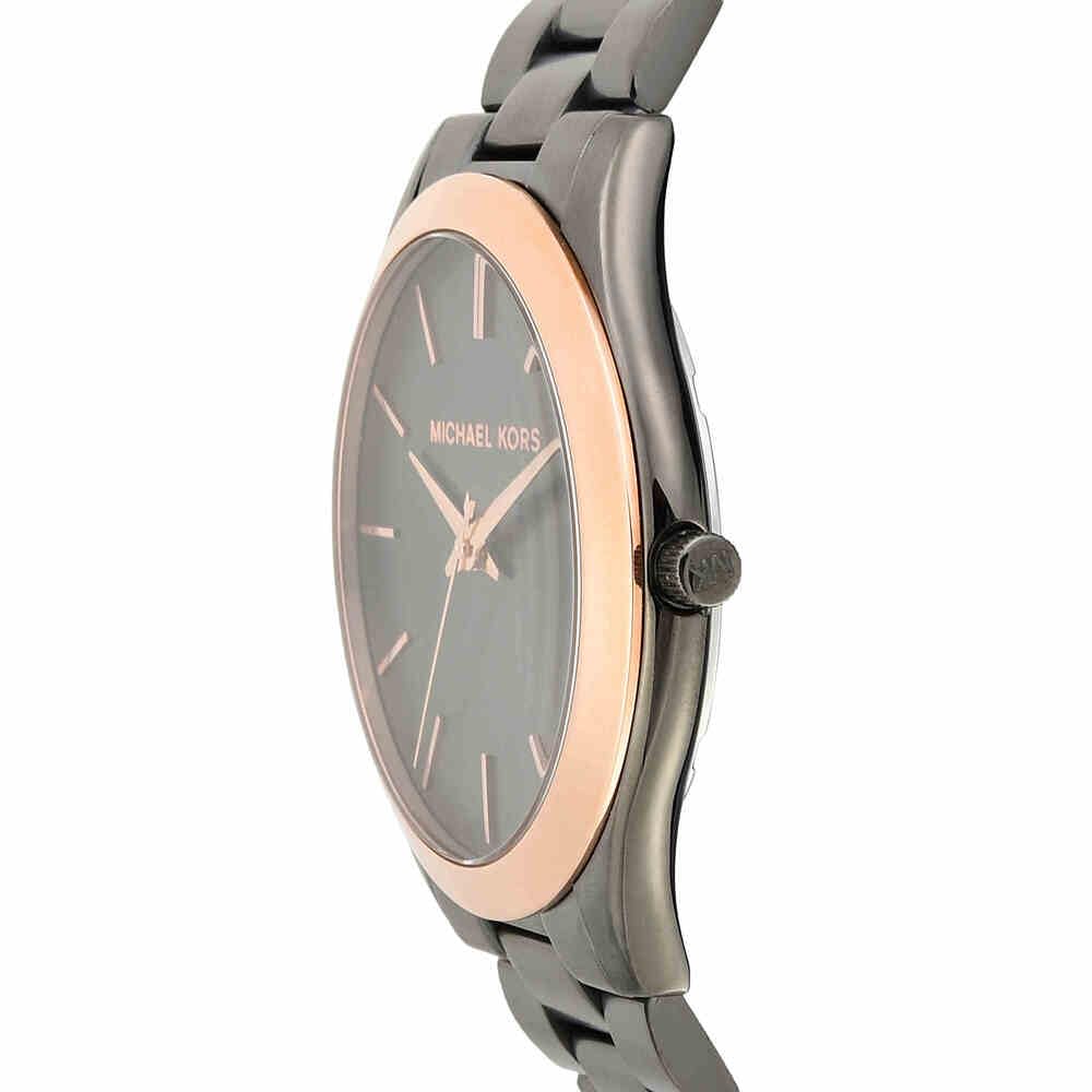 Michael Kors Orologio Runway da uomo, Movimento al quarzo con data a tre lancette e cinturino in acciaio inossidabile o PVC