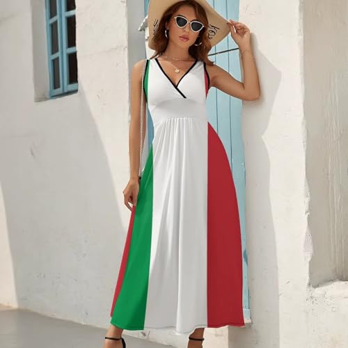 Robe imprimé drapeau Italie femme grande taille ample et confortable - 5