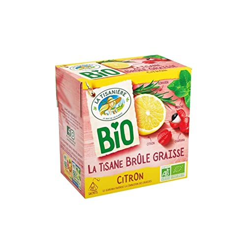 Boissons LA TISANIERE - La Tisanière Tisane Brûle Graisse Citron Bio X20 30G - Lot De 4 - Vendu Par Lot