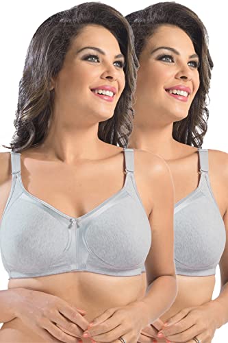 Image of SONARI Zoya Women's Non Padded Full Coverage Bra Pack of 2