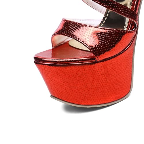 Women's Platform Cross Strap Ankle Strap Slingback Stiletto Strappy High Heels Pumps Adjustable Buckle Peep Round Toe Work Sexy Summer Dress Shoes Evening Party Dating Daily Wear Pumps4