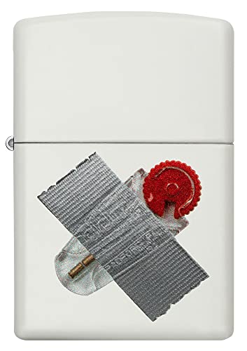 Encendedor Zippo bolsillo diseño textura blanca miniatura 2