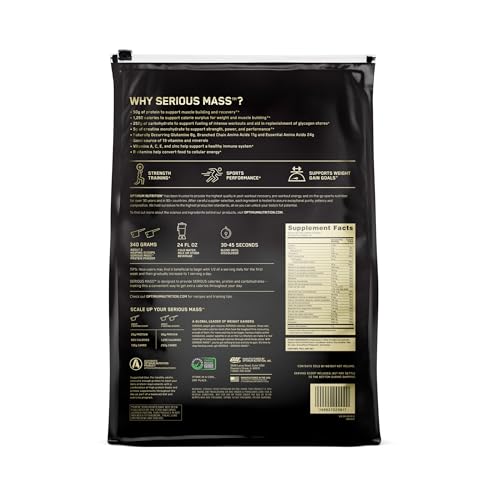 image for Optimum Nutrition Serious Mass, Weight Gainer Protein Powder, Mass Gai