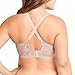 Bali Women's Passion for Comfort Underwire, Multiway Convertible, Soft Lace Bra, Sandshell, 36D
