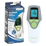 Veridian Healthcare Infrared Thermometer | Forehead Measurements | 1-Second Readout | Hygienic Non-Contact | Whole Family Care | 3-Year Warranty