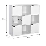 Zoom IMG-2 meerveil libreria bianca a 9