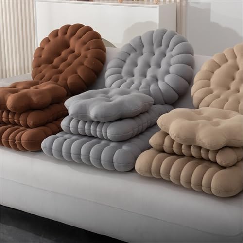 Coussin biscuit rose 60cm oreiller de sol doux pour canapé - 4