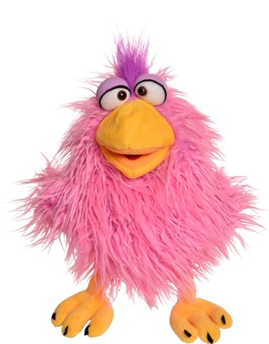 Living Puppets Pfrädarike Piepspatz, Handpuppe aus hochwertigen Materialien in tollen Farben, Größe: 28 cm, W878