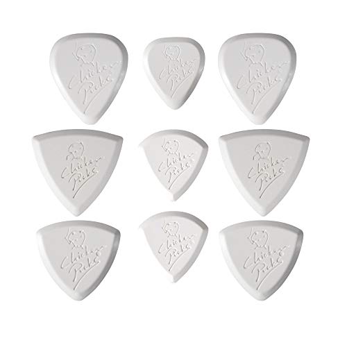 ChickenPicks Lot de 9 médiators pour guitare - Les Beatles, Paul McCartney, John Lennon, RIngo Starr, George Harrison ChickenPicks Lot de 9 médiators pour guitare