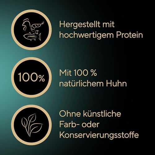 SHEBA Filets Adult Katzenfutter in Sauce mit Huhn 16 x 60g Schale