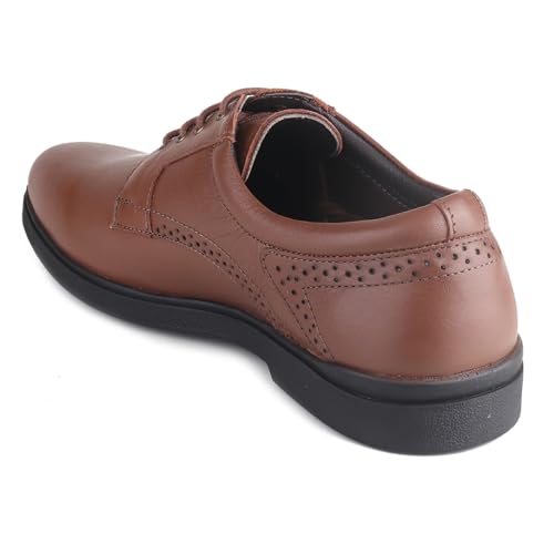 Image of Red Chief Lace Up|Casual Shoe for Men|Low Ankle|Flexible,Comfortable & Breathable|Genuine Leather|PU Sole Brown | RC3877