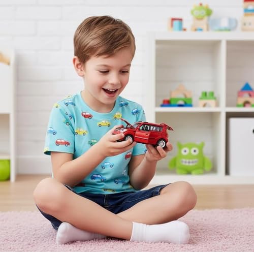 Modelo de Coche Diecast Kia Soul Hatchback a Escala 1:32 Rojo miniatura 6