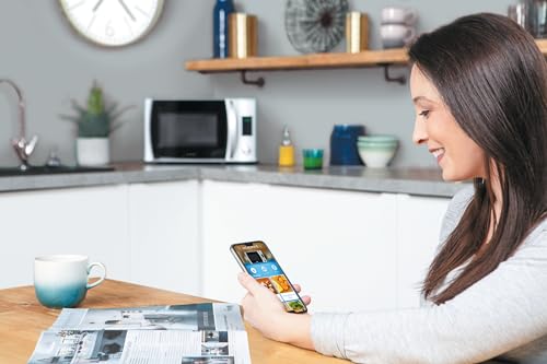 Microondas con grill Candy de 40 programas automáticos y cocción rápida express en acero inoxidable 7