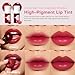 bayfree Lip Tint Stain Set, Korean Water Tint Lightweight Non-sticky, Waterproof Long Lasting Liquid Blush & Lip Stain, Transfer-Proof, Matte Finish Lip Color Makeup (made into jam)