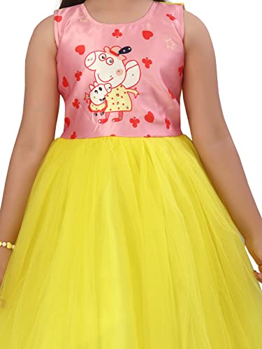 Image of Aarika Girl's Nylon Ankle Length A-Line Dress