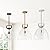 Nathan James Leigh Pendant Lighting, Black Hanging Ceiling Light with Oversized Glass Shade and Adjustable Cord, for Kitchen Island or Entryway, Matte Black/Clear