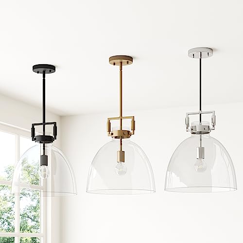 Nathan James 12203 Leigh Pendant Lighting, Hanging Ceiling Light With Oversized Glass Shade And Adjustable Cord, For Kitchen Island Or Entryway thumb #6