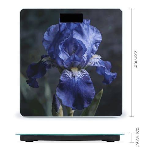 Báscula digital A Dreamy Deep Blue para baño con sensor y pantalla LED miniatura 2