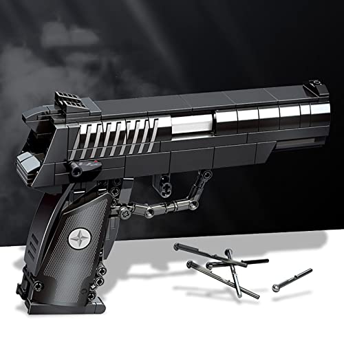 MKKYDFDJ 429 PCS Tipo 92 Kits De Juguetes De Construcción De Disparos De Pistola, Kits De Construcción De Armas Mecánicas De Ensamblaje De Partículas Pequeñas, Construcción De Ingeniería Educativa Cover