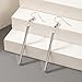 Long Vertical Bar Drop Dangle Earrings 18K Gold Plated/Silver Filled Earrings Minimal Bar Earrings Dainty Geometric jewelry for Women (Silver)