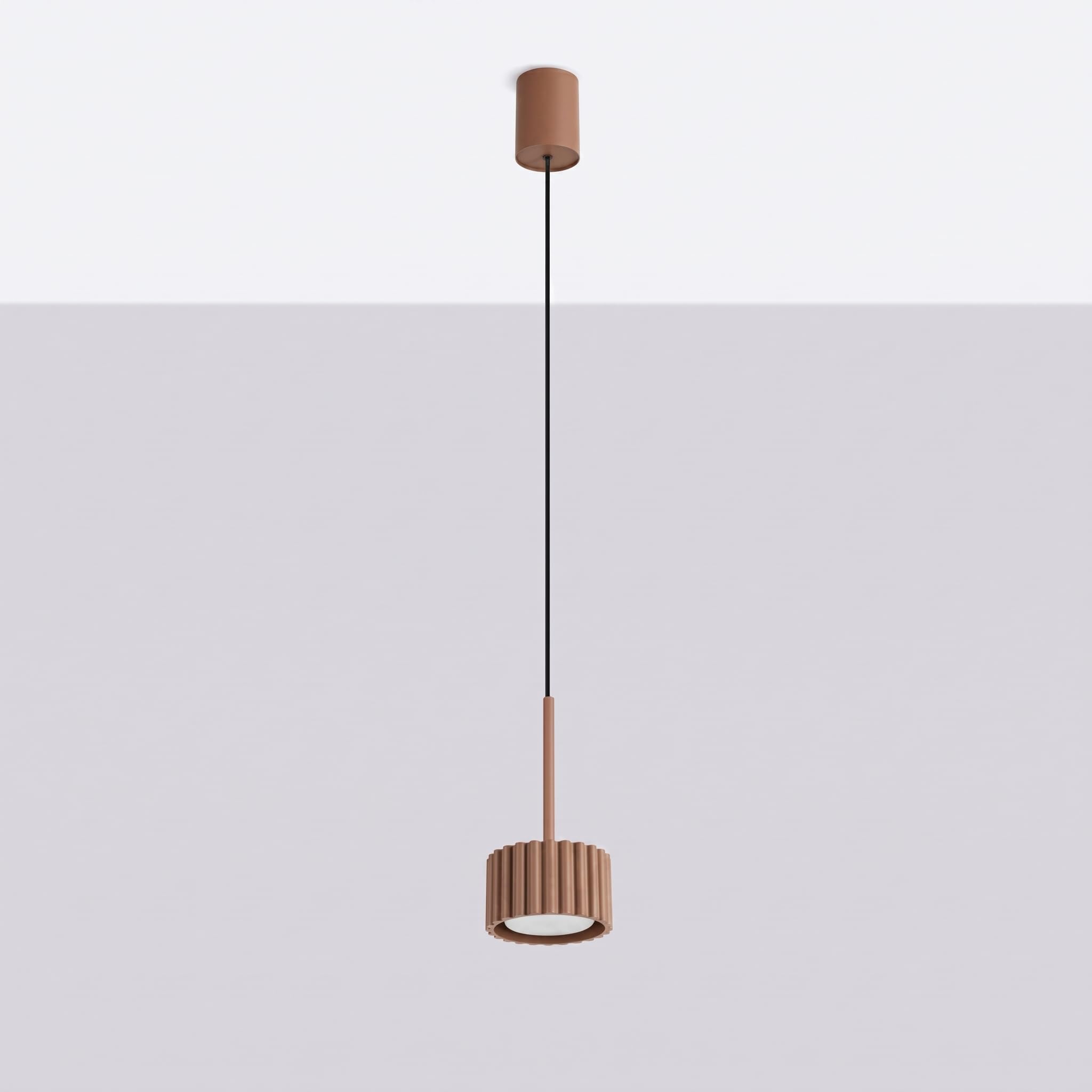 SOLLUX lighting Lámpara colgante LED Gx53 Aura mocha