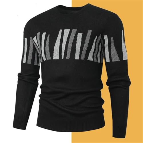 Men Soft Pullover Sweater Casual Knitwear Slim Fit Long Sleeve Jumper for Winter Daily2
