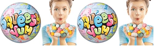 JA-RU Mini Mochi Squishy Animals Mystery Ball (1 Ball, 5 Mochi Squishy Toy) Slow Rise Squishies for Kids. Anger Management Toys. Kawaii Party Favors, Treasure Box Prizes. 3334-1p (Pack of 2)