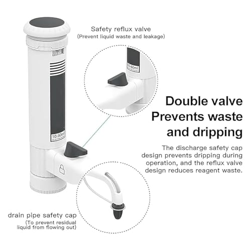 Pipettes de liquide quantitatives de haute précision à double valve - 4