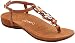 Vionic Womens Paulie T-Strap Sandal, Tan, Size 9