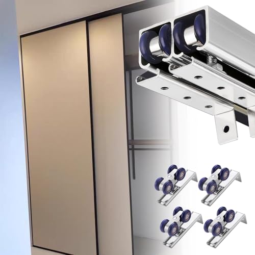 Komplettes Schiebetür-Set mit Beschlägen, verstellbare...