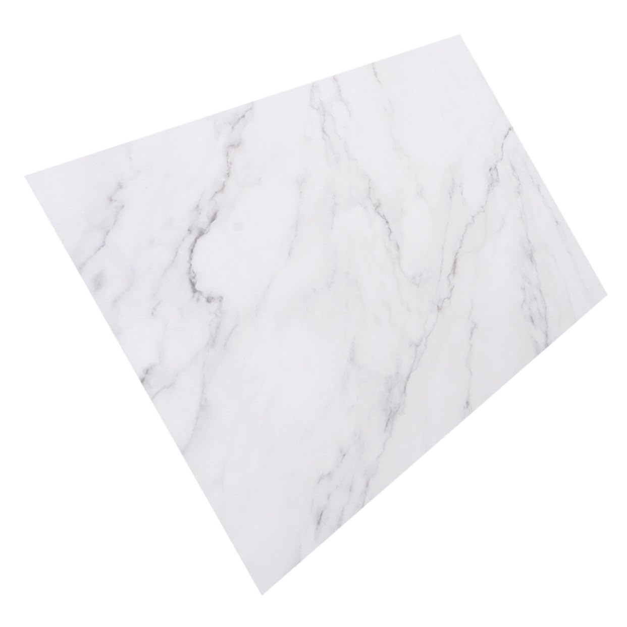 Tabla de Mármol Blanco para Cortar y Servir, Resistente a Manchas y Ligera, Adecuado para Cocina y Presentación de Alimentos