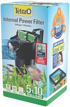 Tetra Whisper Internal Power Filter 5 To 10 Gallons — alternate color or size variant on Amazon