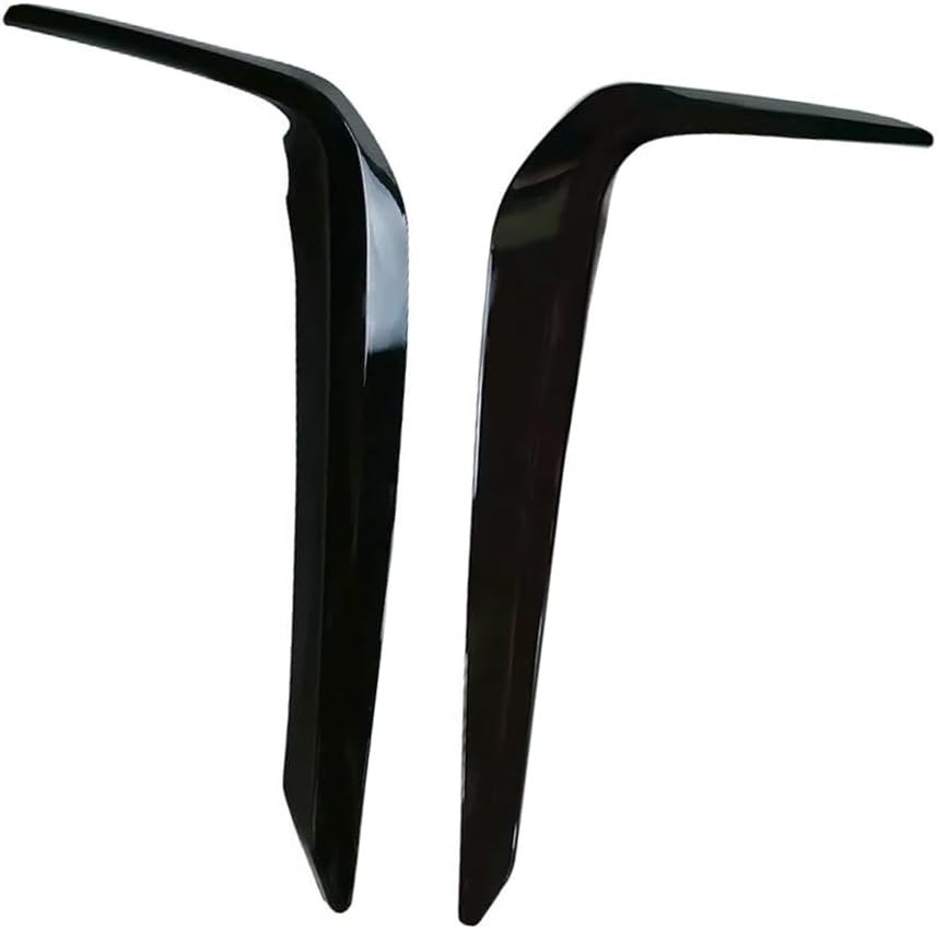 MACHSWON Front Fog Light Eyelid Trim, Front Bumper Fog Light Cover Grilles, Compatible with BMW 5 Series G30 G38 M Sport 2018-2020 51118070541 51118070542, Pack of 2