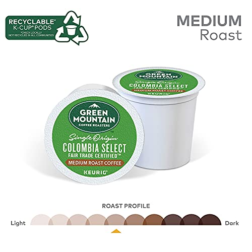 Image of Green Mountain Coffee Roasters Colombia Select, Single-Serve Keurig K-Cup Pods, Medium Roast Coffee, 24 Count