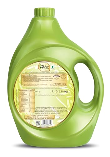 Image of Oleev Active, with Goodness of Olive Oil Can, 5L Can (Pack of 3)