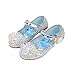 YOGLY Mädchen Schuhe Prinzessin Kinder Schuhe Partei Glitzer Schmetterling Kristall Sandalen Ballerina Cinderella ELSA Cosplay Kostüm Karneval Party Aufführung Fasching 22-36