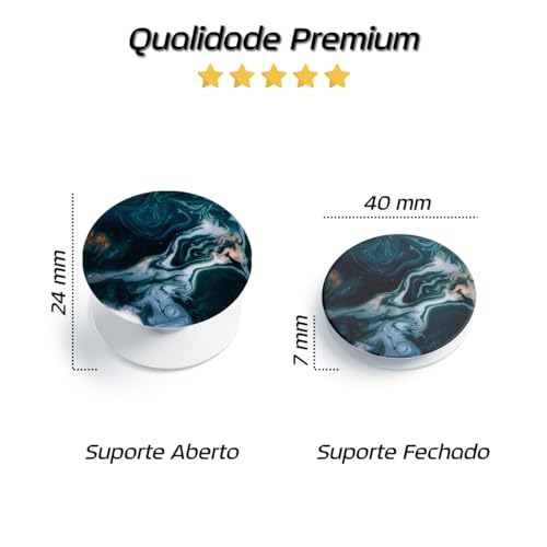 Suporte de Dedo para Celulares e Tablets - Mármore Líquido 2