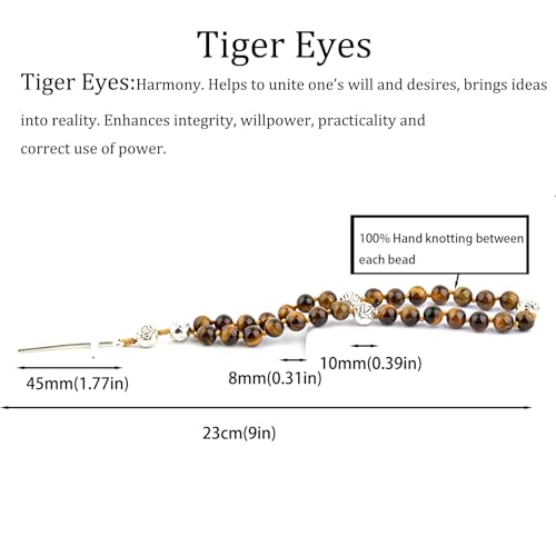 KIKILA Handmade 8mm Anglican Prayer Beads Rosary Natural Stone Beads with Cross Custom Rosary3